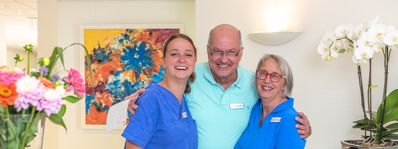 Teamfoto Teil des Teams